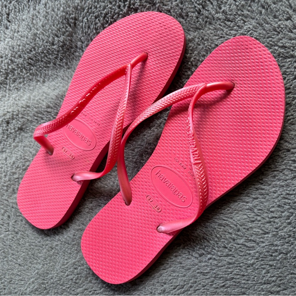Havaianas Pink Sandals Vibrant Beachwear
